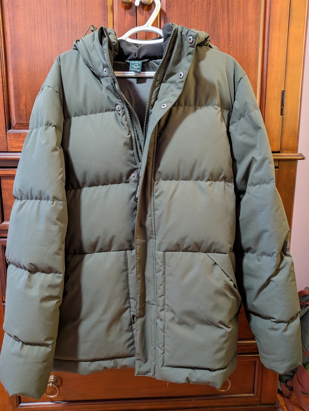 Woods Men’s Winter Puffer Jacket – Size L / Grandeur L